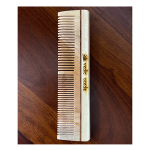 Handmade neem wood comb